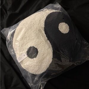 Cost Plus World Market Black and White Decorative Pillow medium size